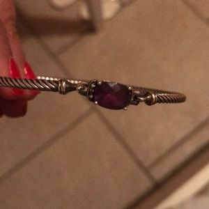 David Yurman bracelet- Amethyst and diamonds.